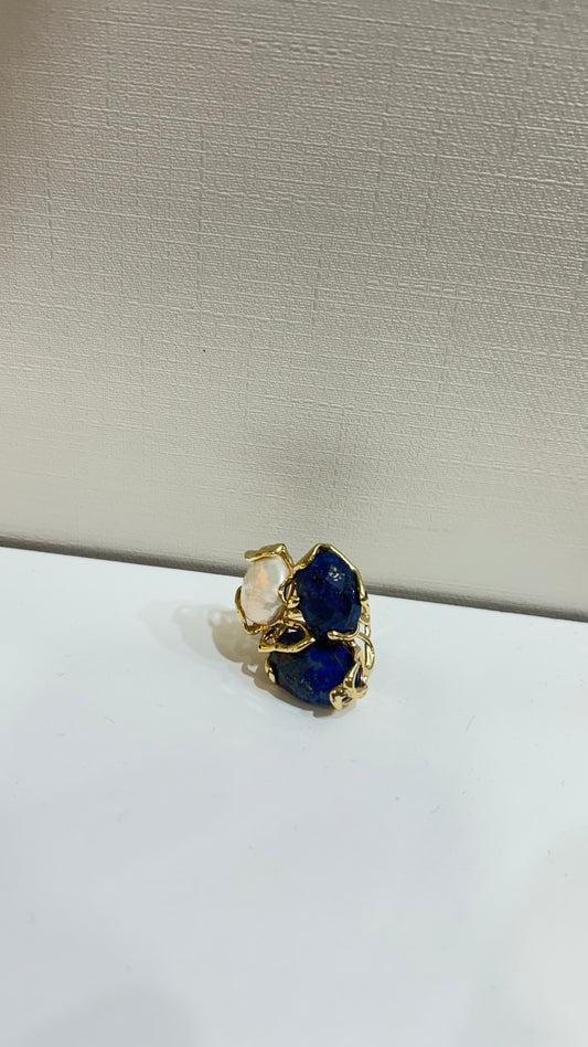 Anillo Blue & White